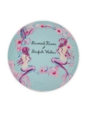 Mermaid Beach‎ Tassel Pom Pom Mat New with Tags!